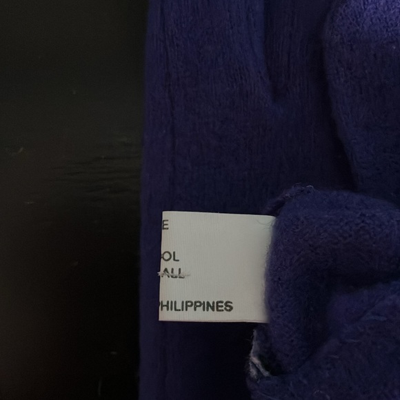 Wool Purple Dress Gloves - Picture 4 of 4